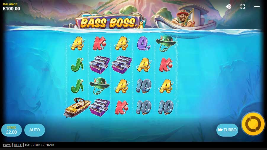 Bass Boss เกมสล็อตตกปลาบาสบอส