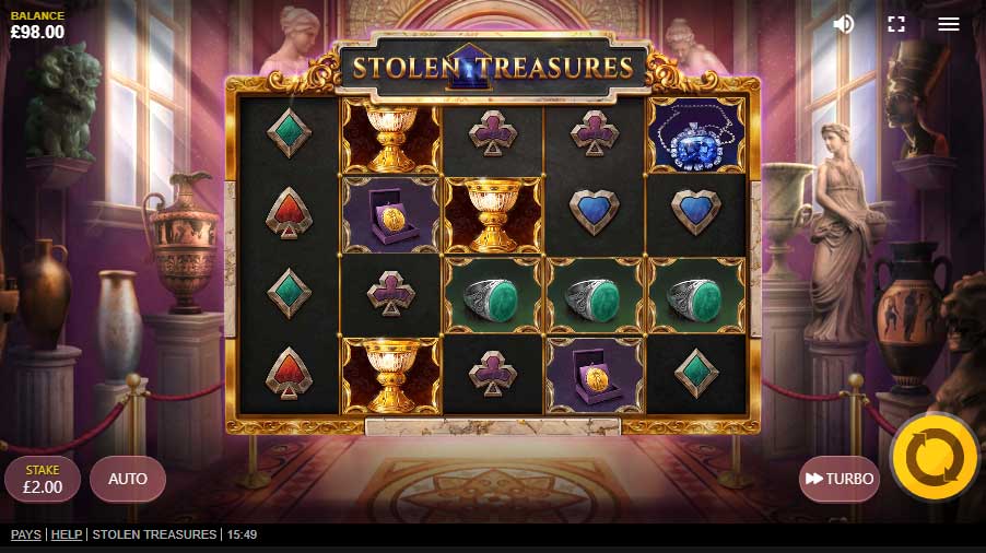 Stolen Treasures เกมสล็อตสมบัติที่ถูกขโมย