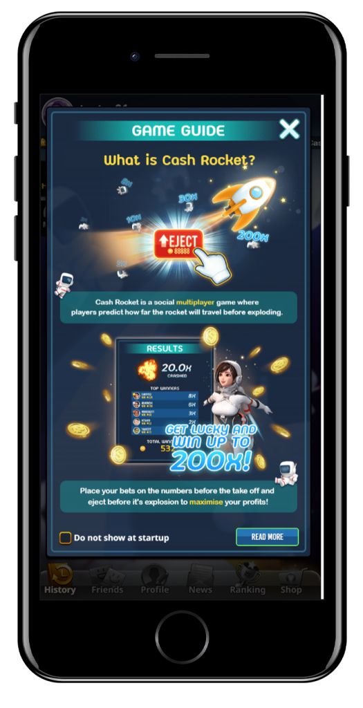 เล่นเกม Cash Rocket ได้เงินจริง