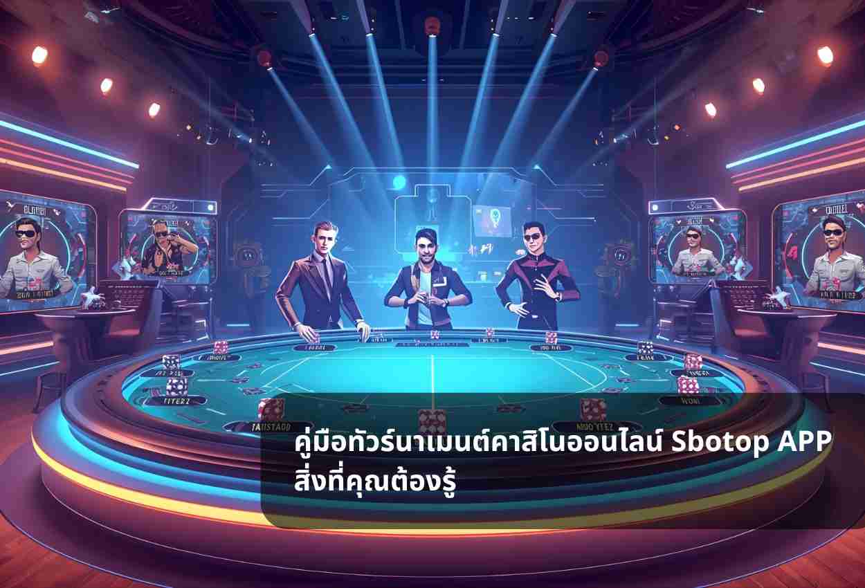 คู่มือทัวร์นาเมนต์คาสิโนออนไลน์ Sbotop APP สิ่งที่คุณต้องรู้